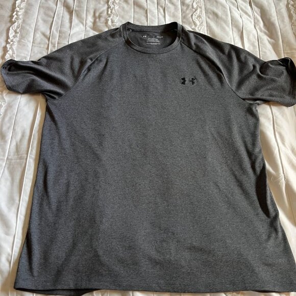 Mens UNDER ARMOUR THE TECH TEE athletic performance tee t shirt sz L Lg - Picture 1 of 2